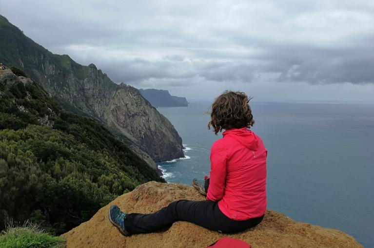 Vistas de la costa Madeira