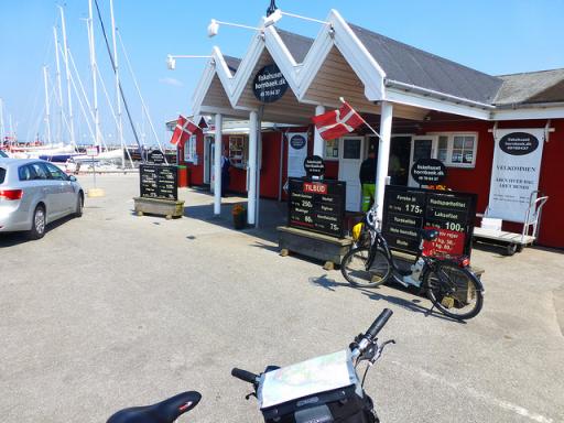 Bicicletas en la costa danesa