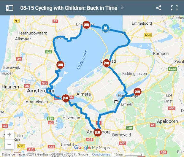 Rutas en bici con niños por Holanda