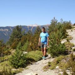 Senderista en Ordesa