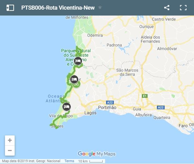 PTSB006-Algarve & Alentejo viaje en bici-mapa