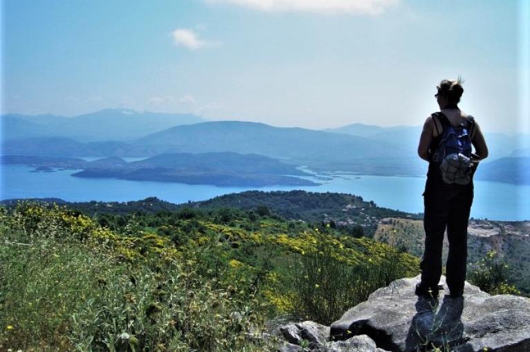 Corfu caminata isla