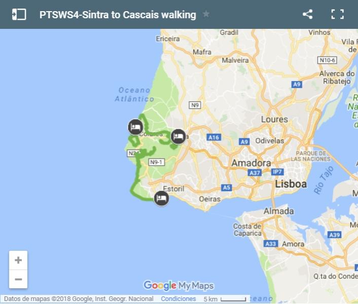 PTSWS40-Sintra a Cascais ruta mapa