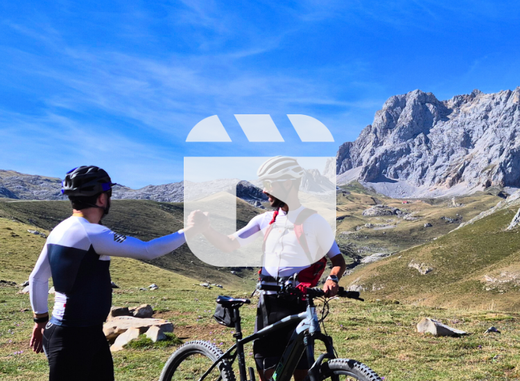 reel instagram en bici por Picos de Europa