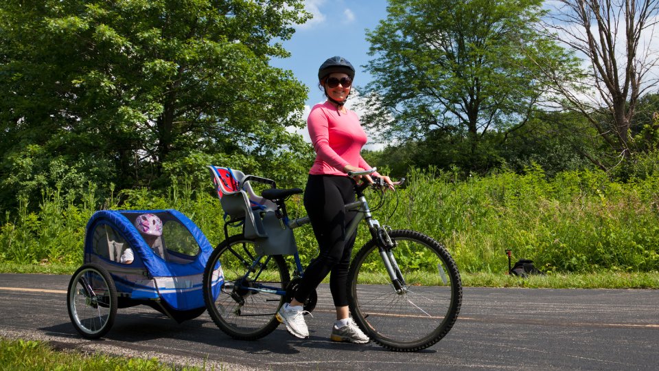 trailer para ni&ntilde;os para bicicleta