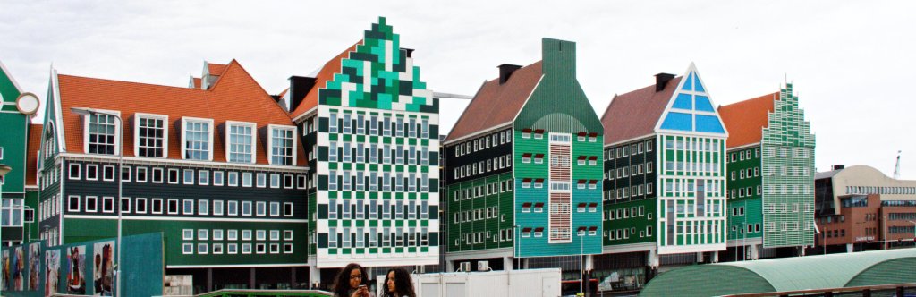 Casas 'lego' en Zaandam
